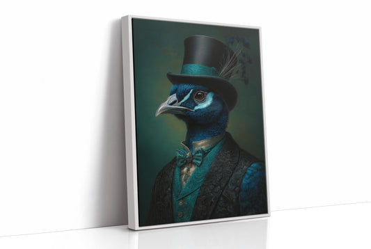 Gentleman Peacock's Victorian Portrait