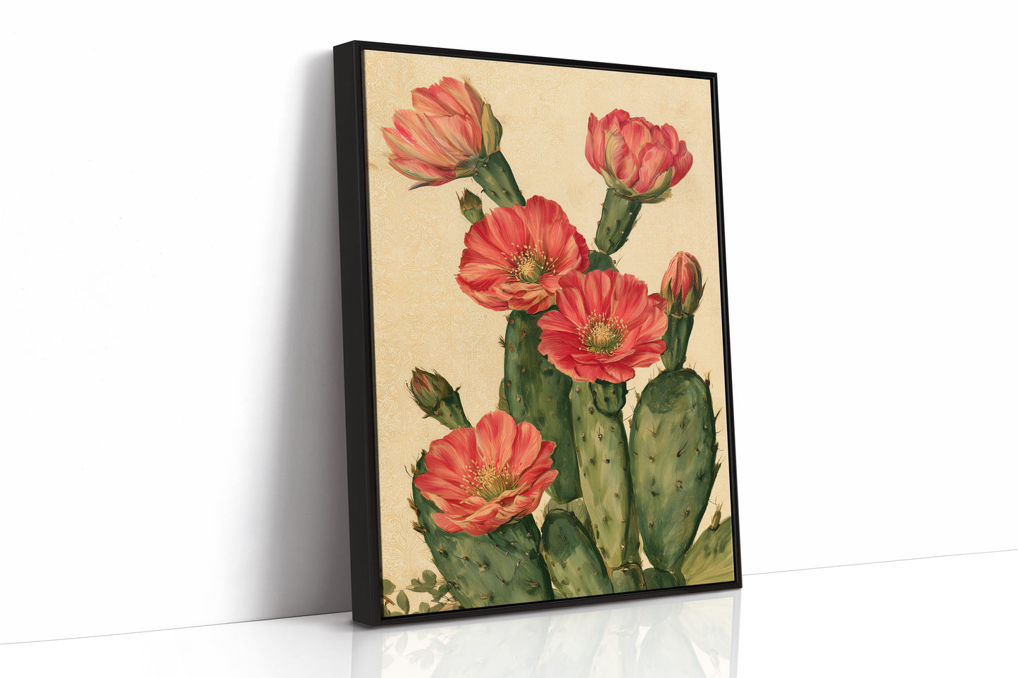 Coral Bloom Prickly Pear