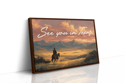 Lone Rider Faces Amber Horizon