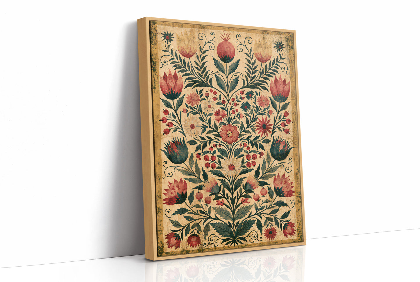 Pomegranate Folk Tapestry