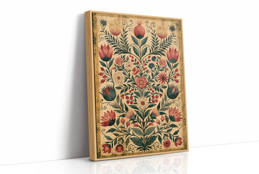 Pomegranate Folk Tapestry