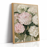 Hydrangeas in Blush and Cream