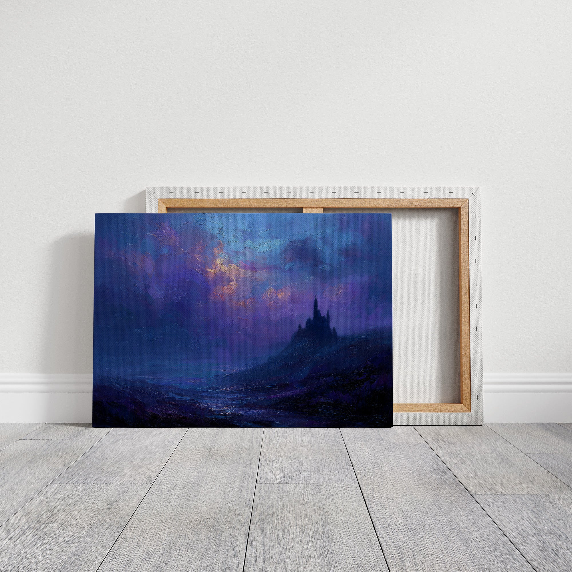 Violet Kingdom Beckons Through Twilight Mist