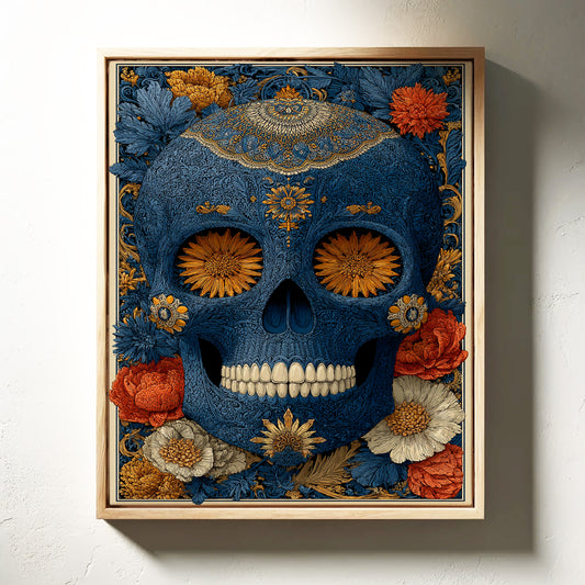 Floral Reverie Beneath Bone