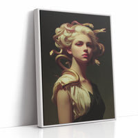 Golden Serpents Among Ivory Drapes