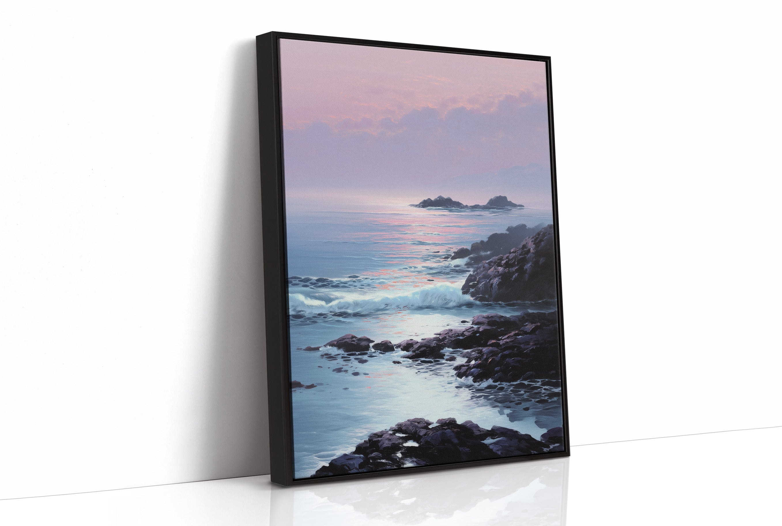 Ocean Rocks Dance At Dawn