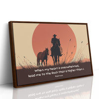 Faith Rides The Crimson Horizon