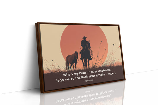 Faith Rides The Crimson Horizon