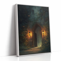 Lanterns Guide Through Forgotten Doors
