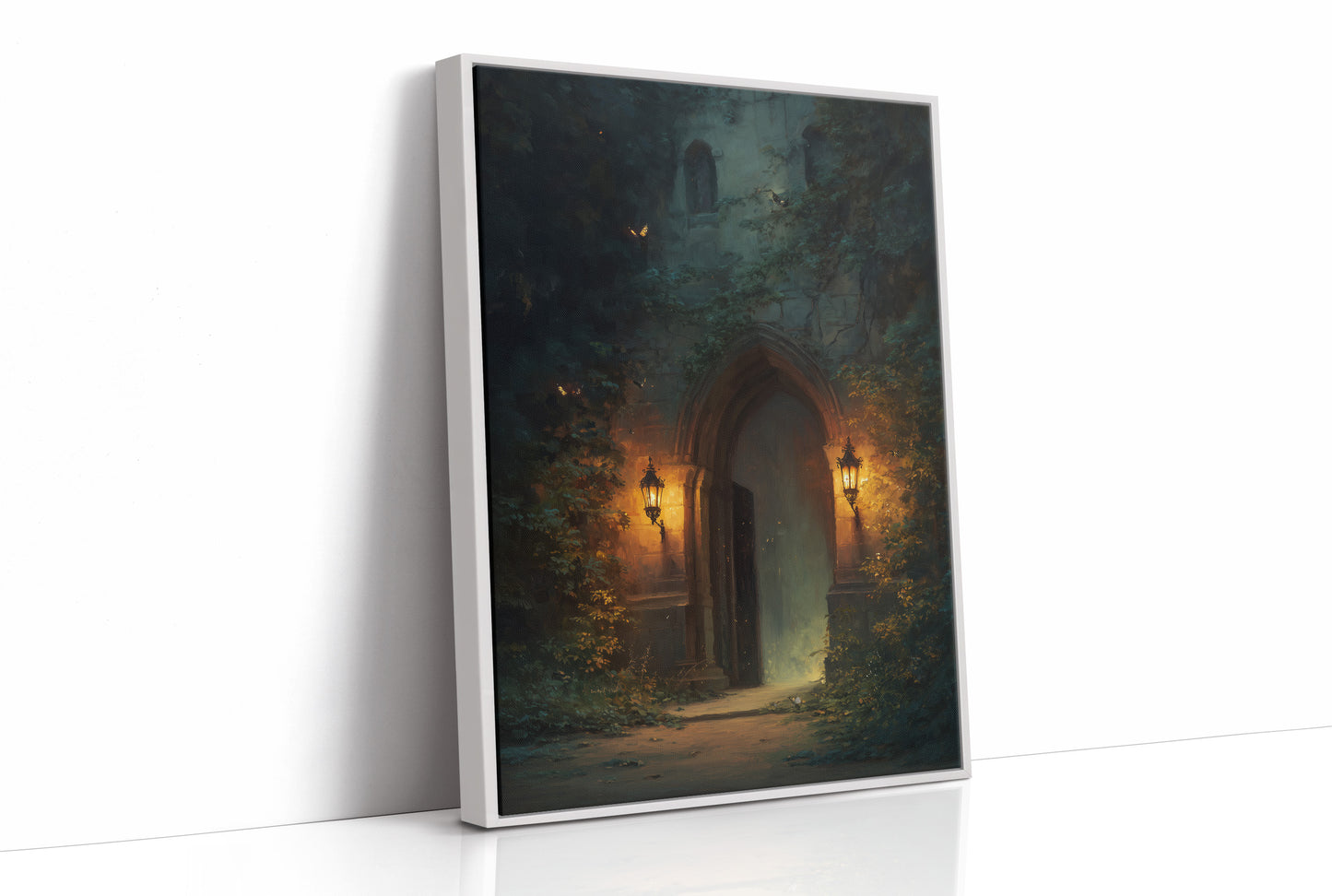 Lanterns Guide Through Forgotten Doors