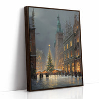 Winter Lights Dance Through Old Town