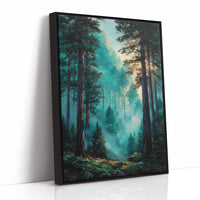 Teal Hush of the Woods