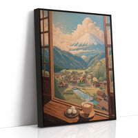 Morning Coffee Views Mount Fuji