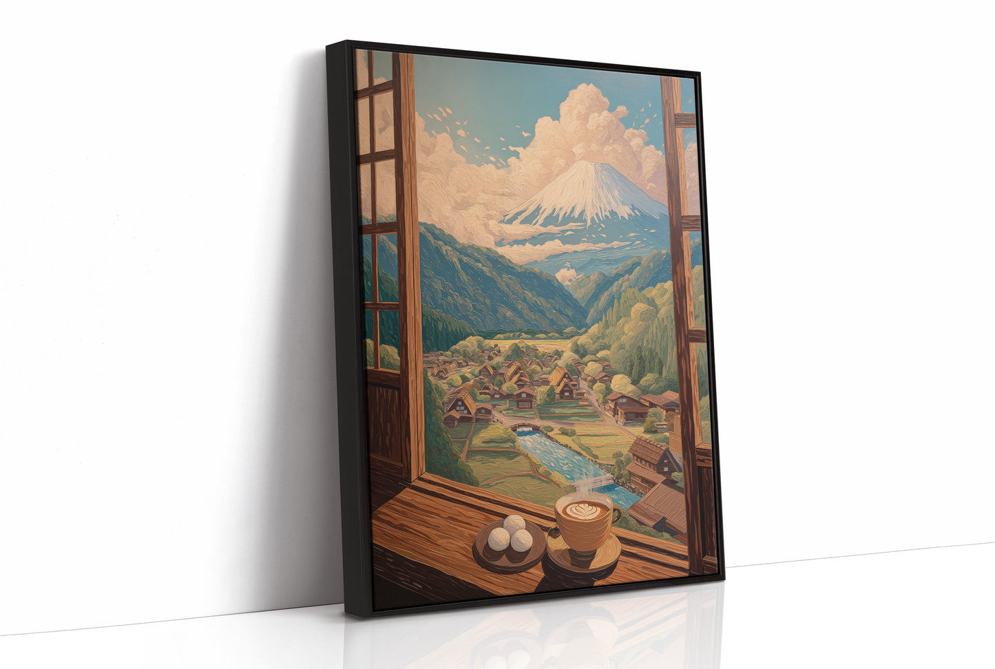 Morning Coffee Views Mount Fuji