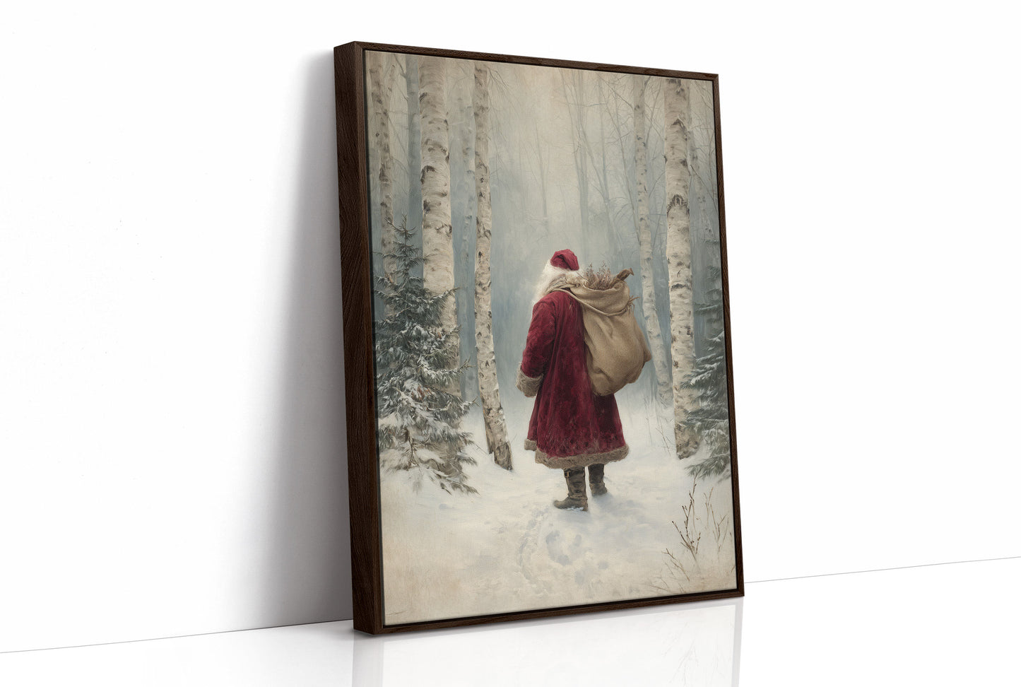 Through Birch Woods On Christmas Eve