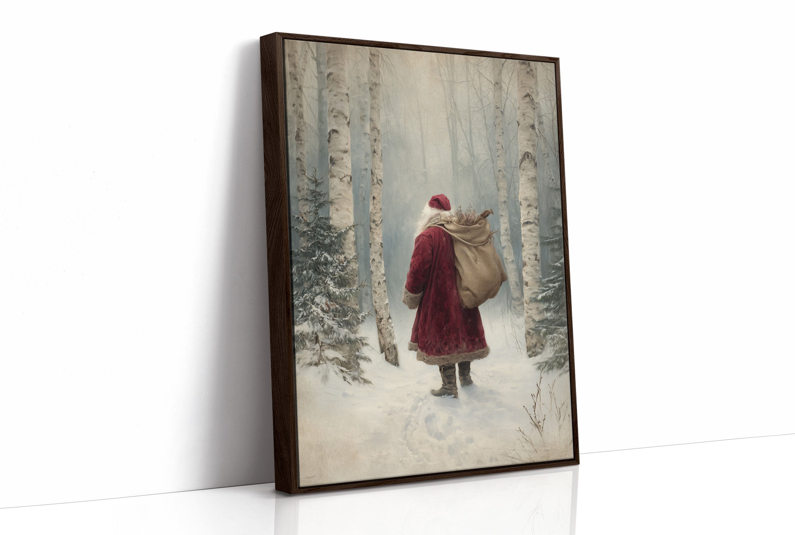 Through Birch Woods On Christmas Eve