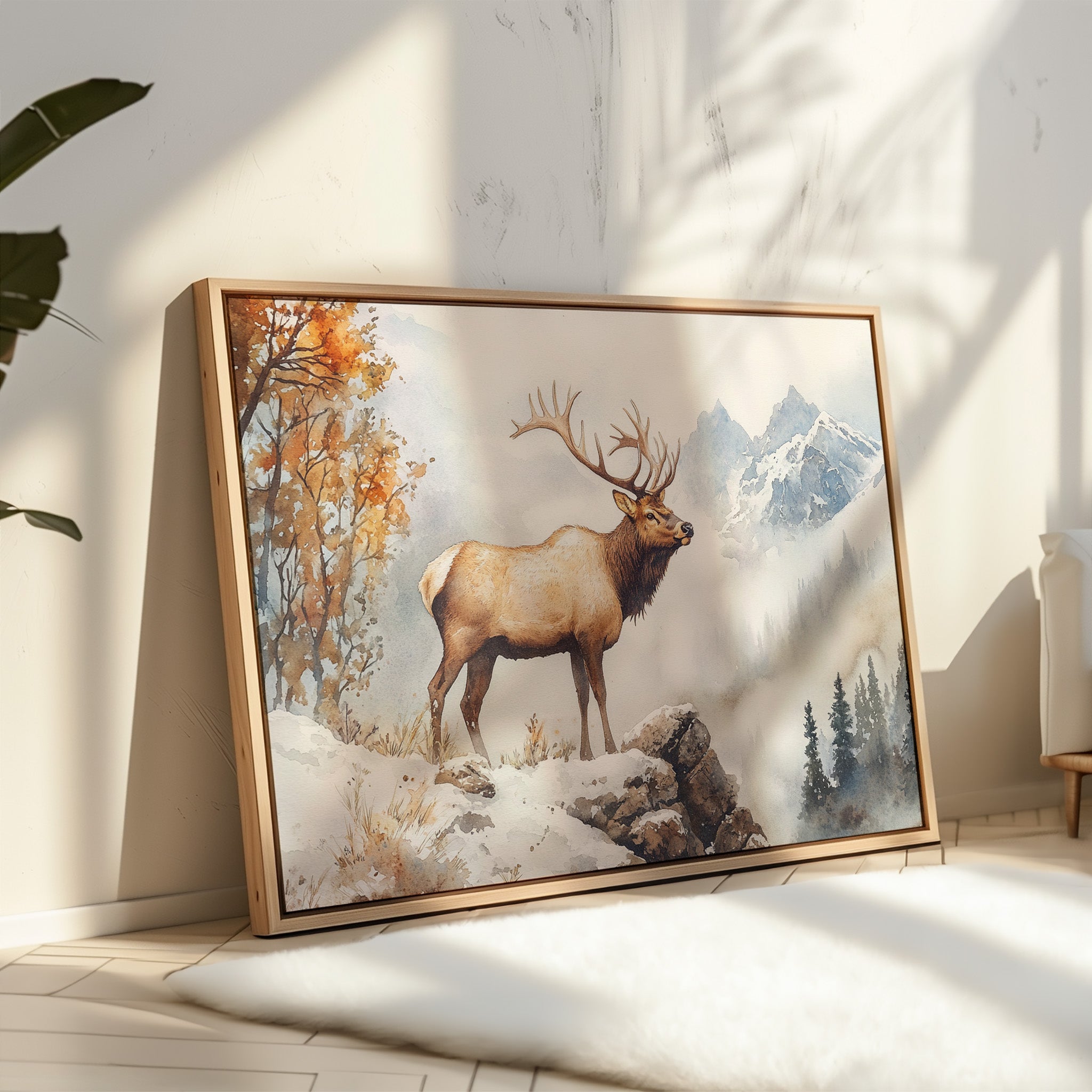 Autumn Snow Crowns Mountain King