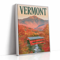 Vermont Covered Bridge Autumn