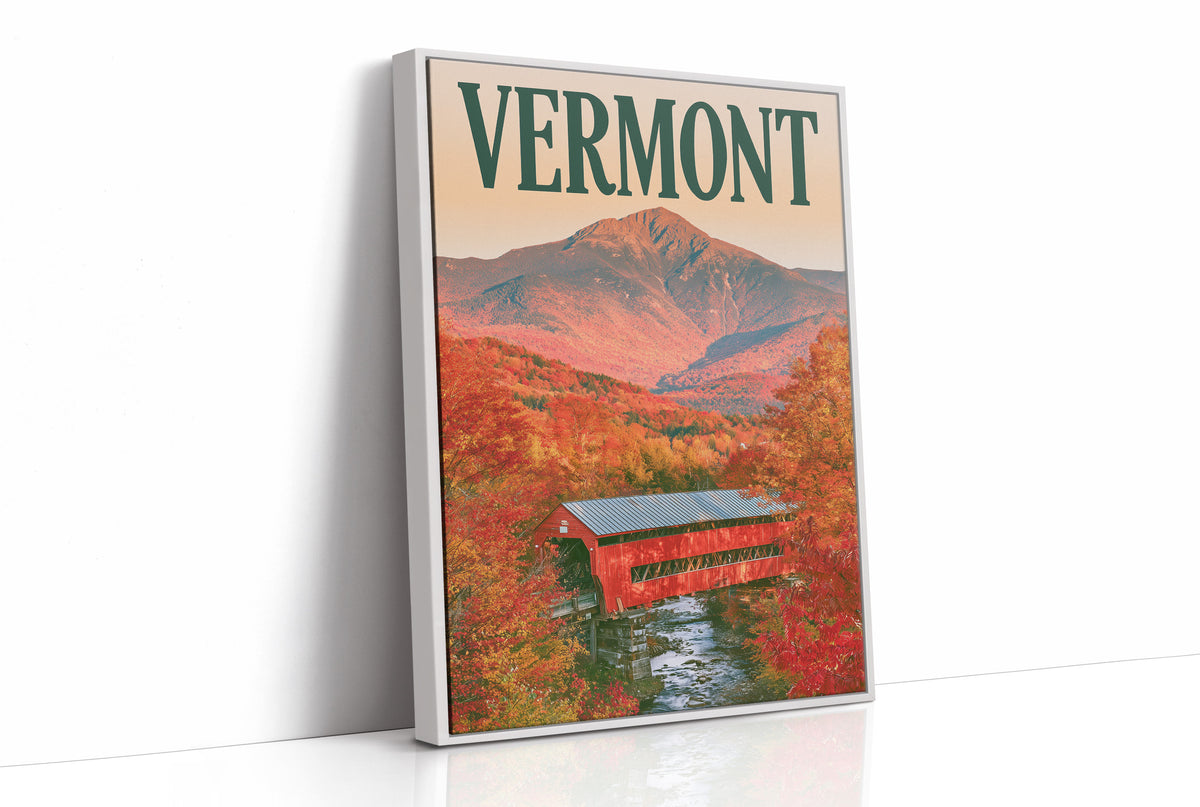 Vermont Covered Bridge Autumn