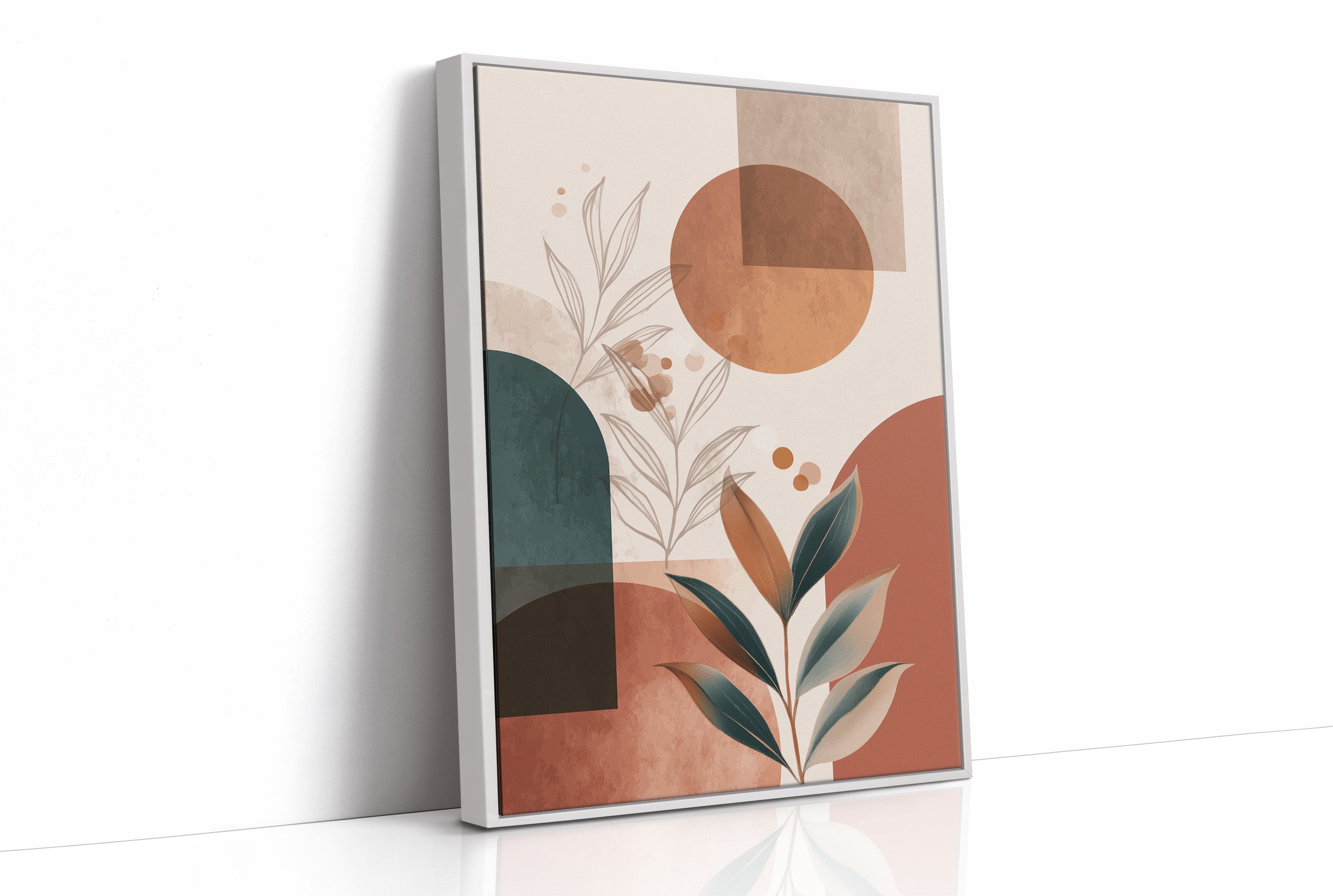 Terracotta Dreams in Abstract Harmony