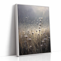 Daisies Bloom Against Twilight Sky