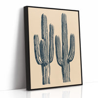 Saguaro Block Print