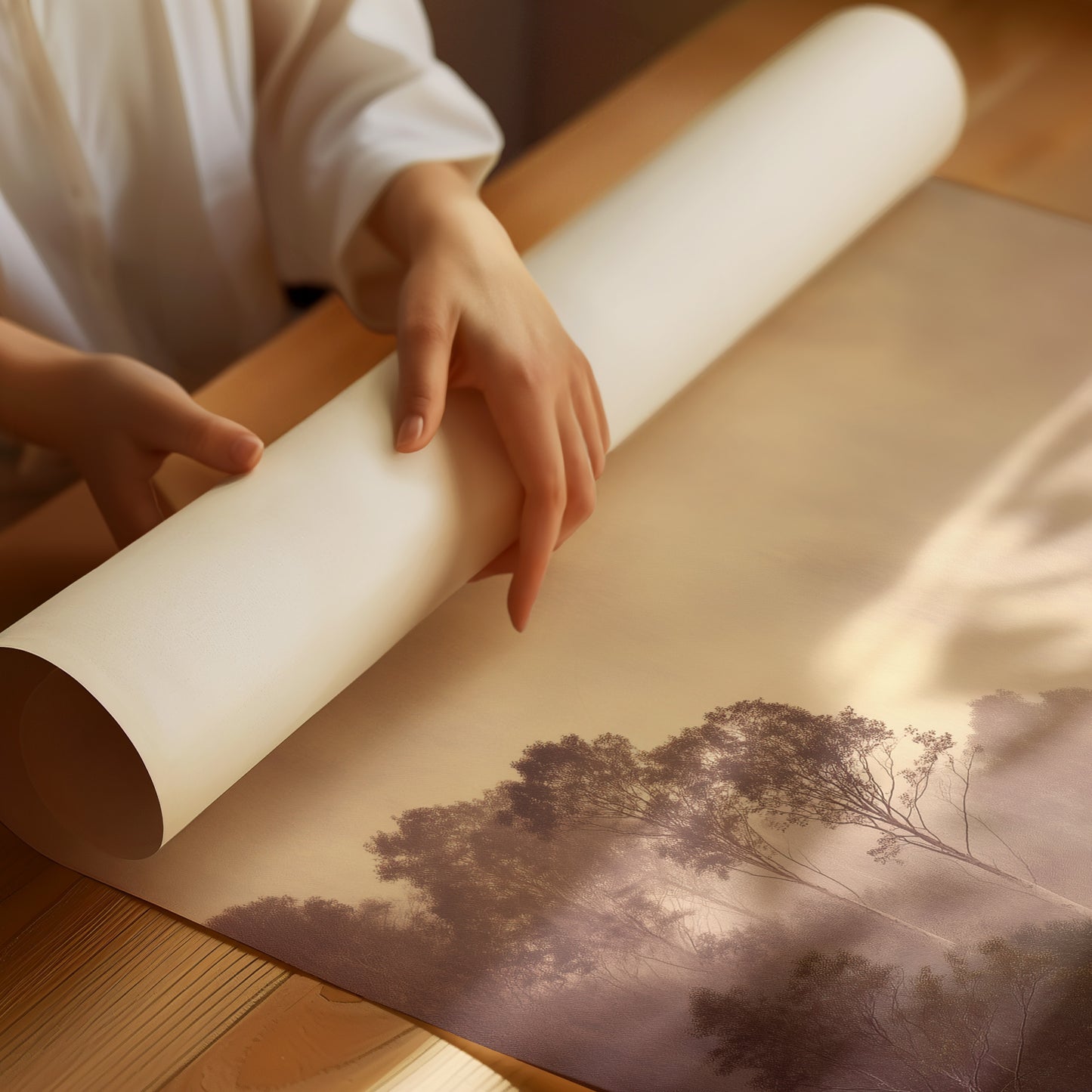 Mist Veils The Ancient Valley