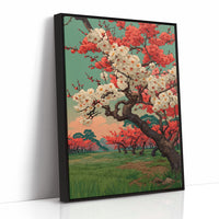 Cherry Blossoms Above Evening Spirits