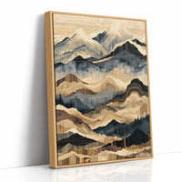 Mountains in Marquetry