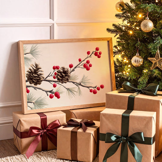 Winter Berries Paint December's Story