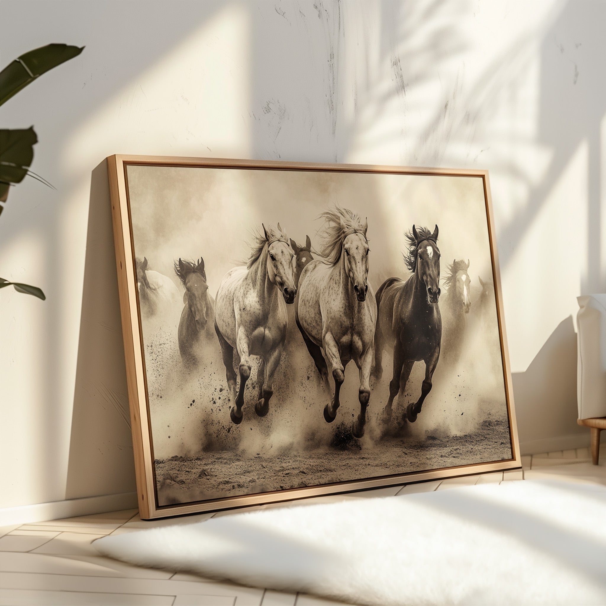 Thunder Hooves Chase Desert Wind