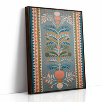 Folk Bloom in Summer Blue