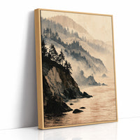 Coastline in Marquetry