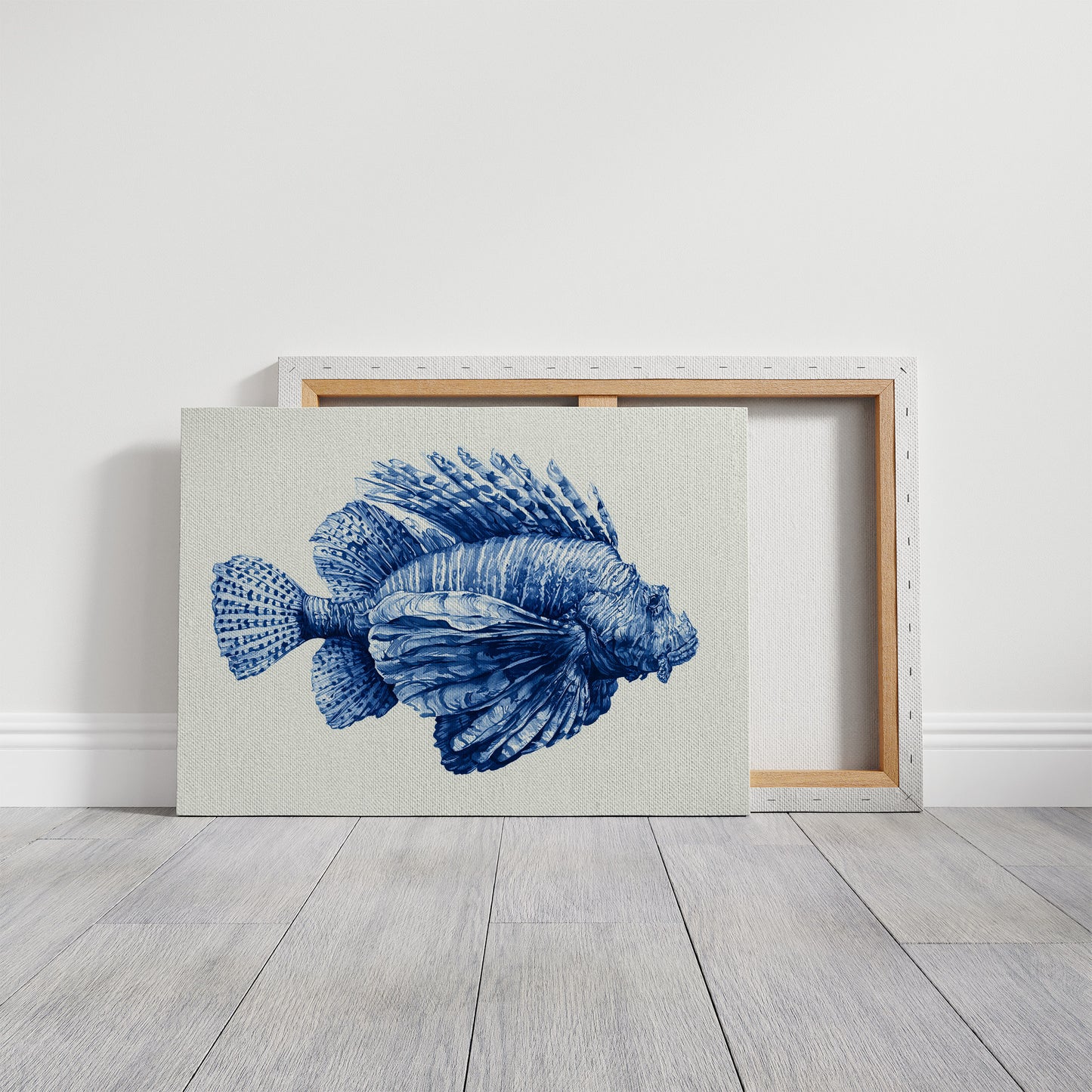 Lionfish in Indigo Ink