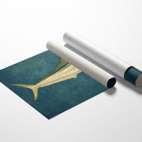 Mahi Drifts Through Teal Depths