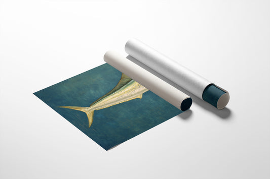 Mahi Drifts Through Teal Depths