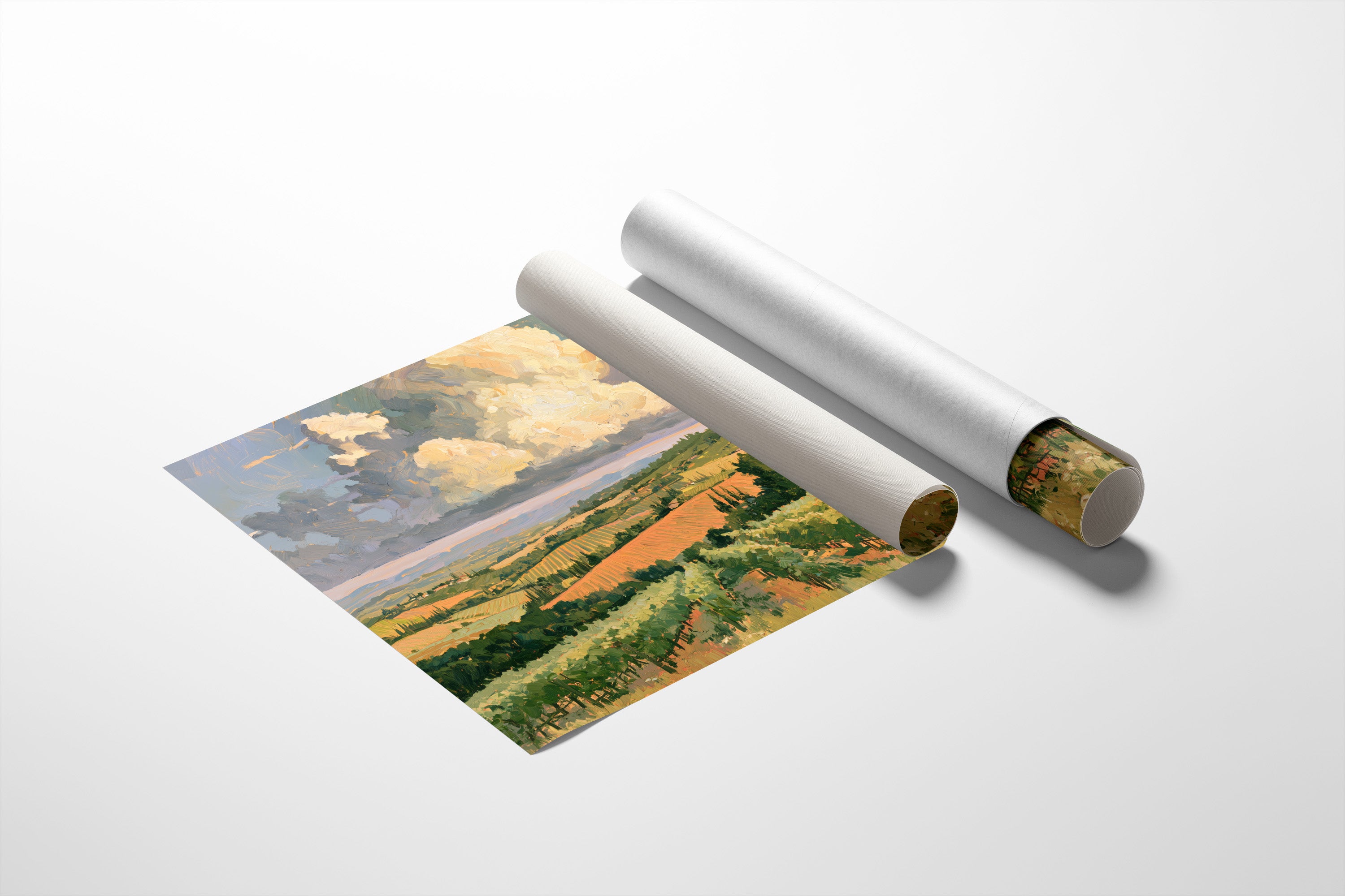 Tuscan Vineyard, Building Storm