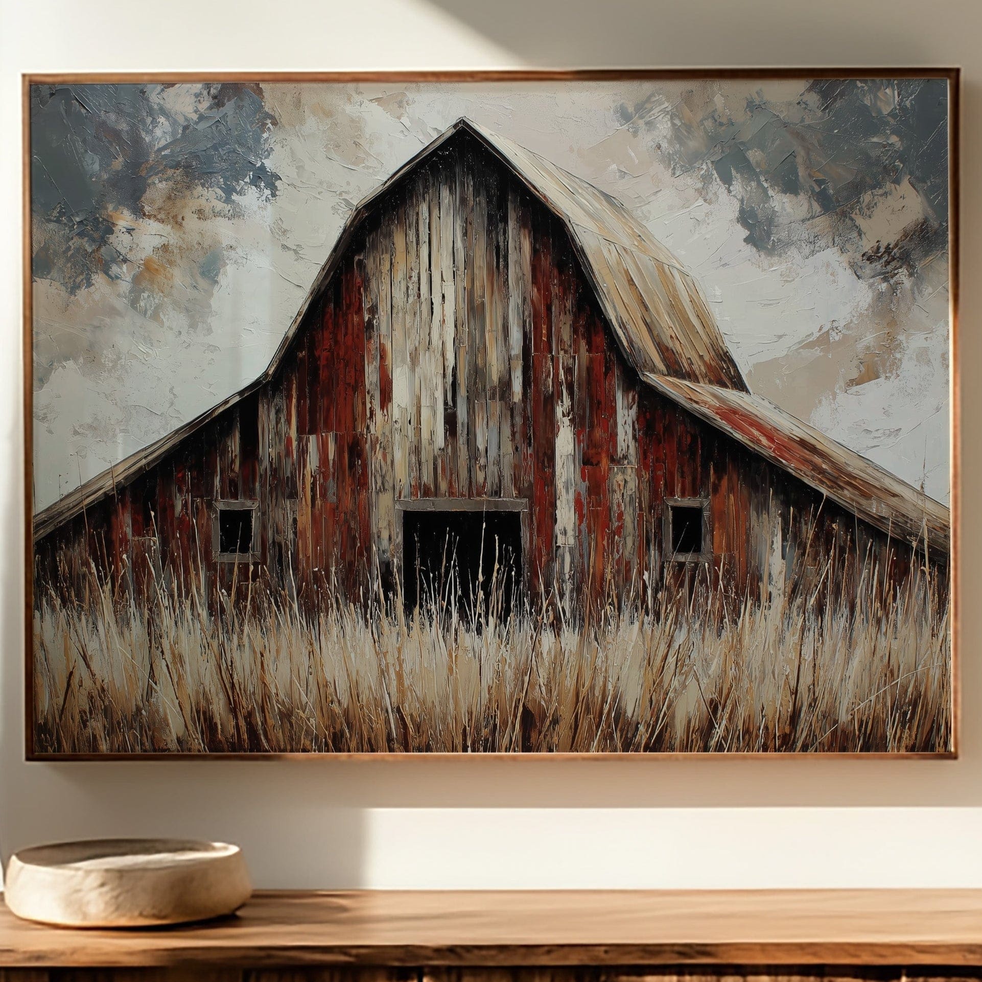 Prairie Storms Paint Weathered Wisdom