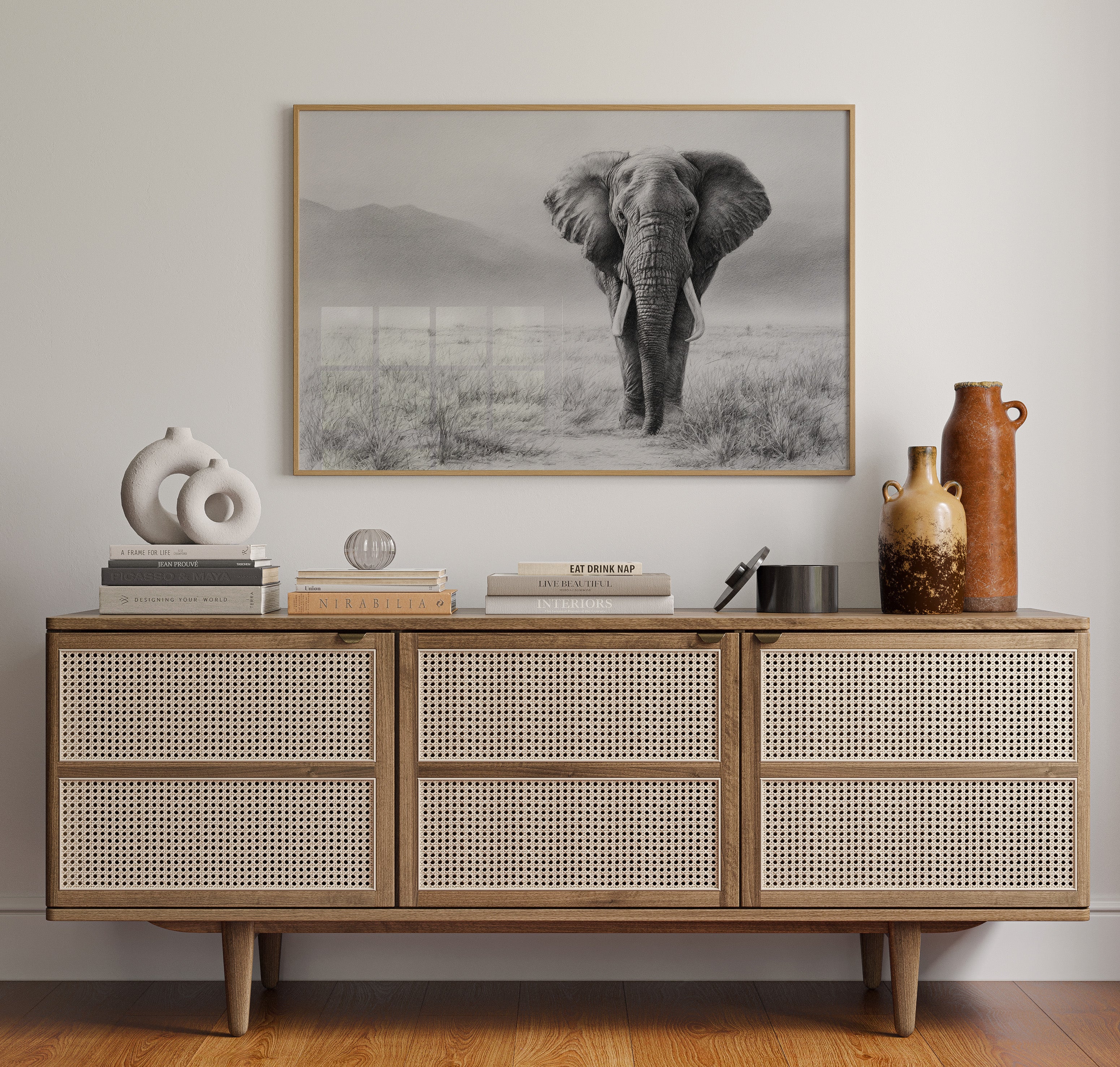 Wisdom Walks The Savanna Plains