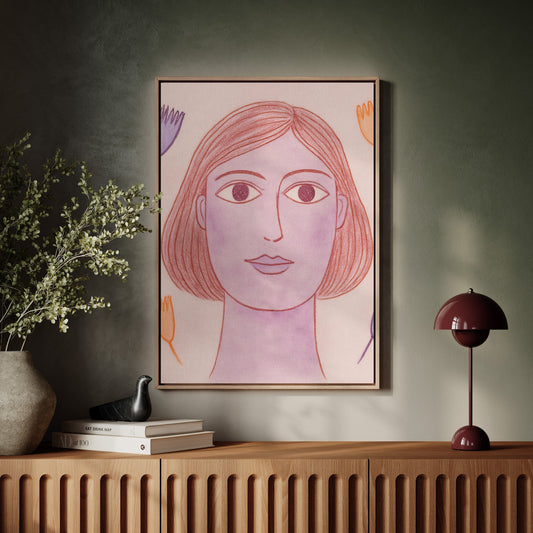 Desert Meets Modern Portrait Pink