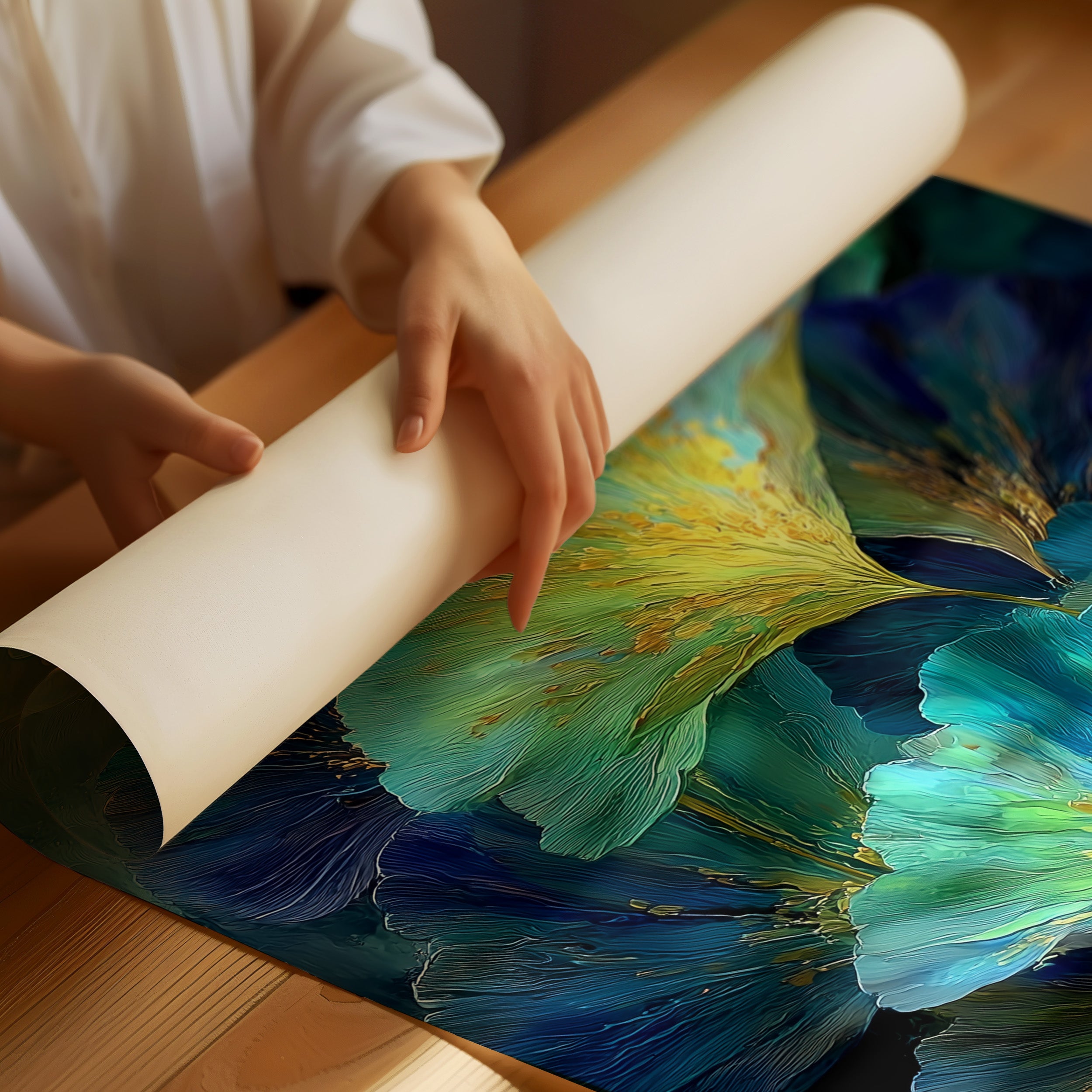 Luminous, Layered, and Blue
