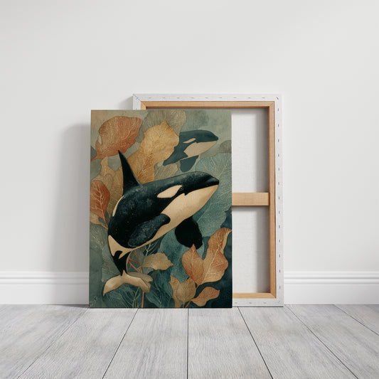 Two Orcas, One Current