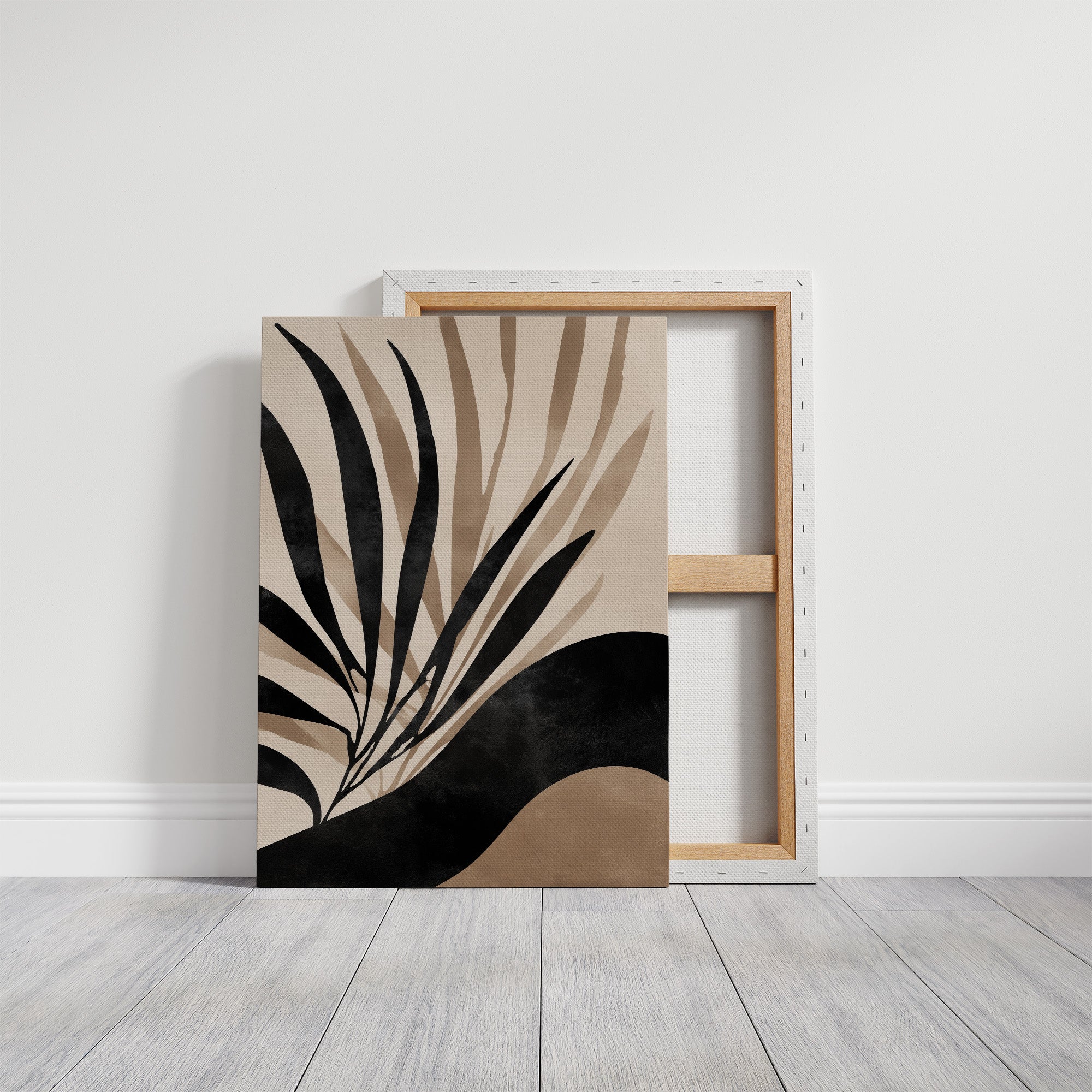 Palm Leaves Draw Modern Lines