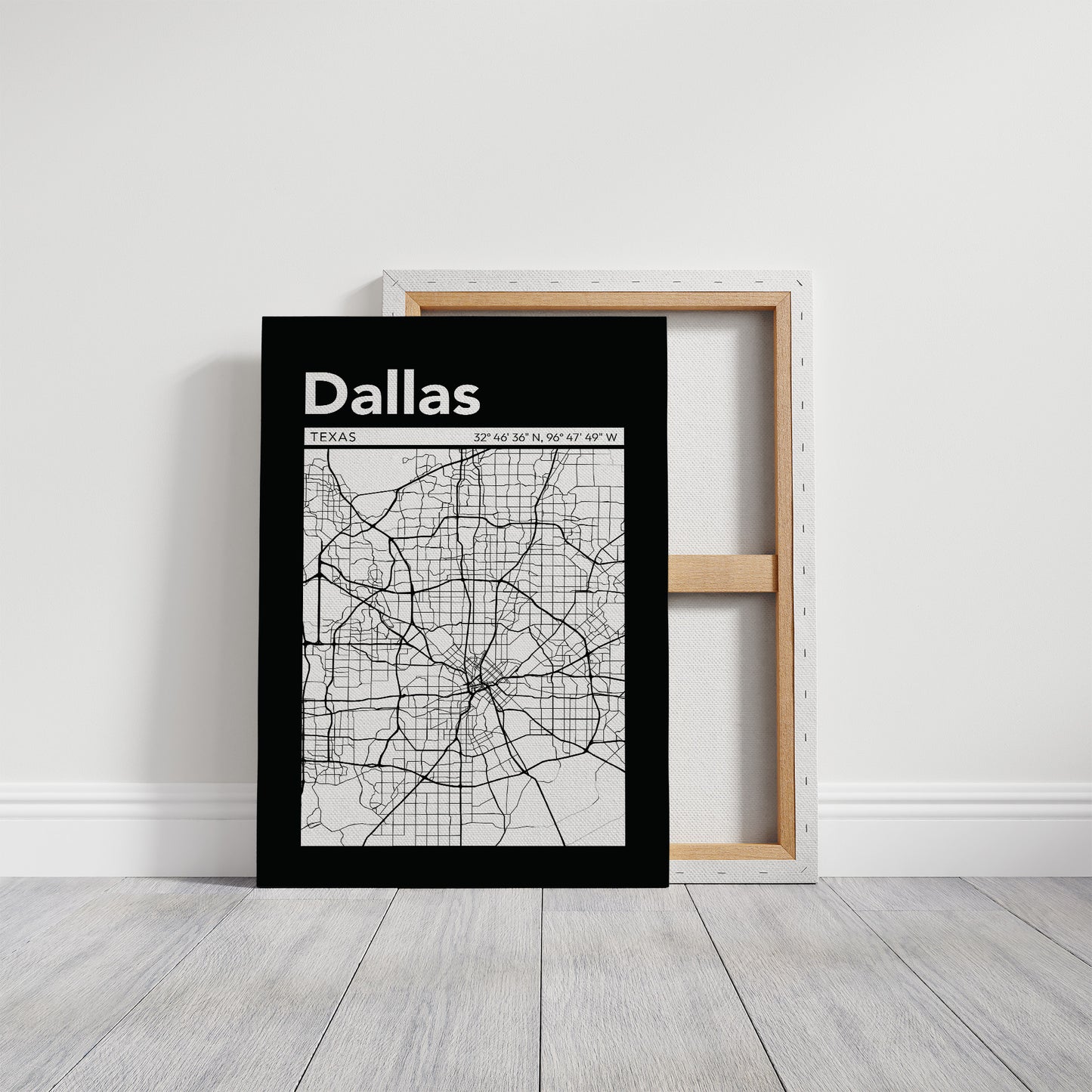 Dallas, Mapped in Black