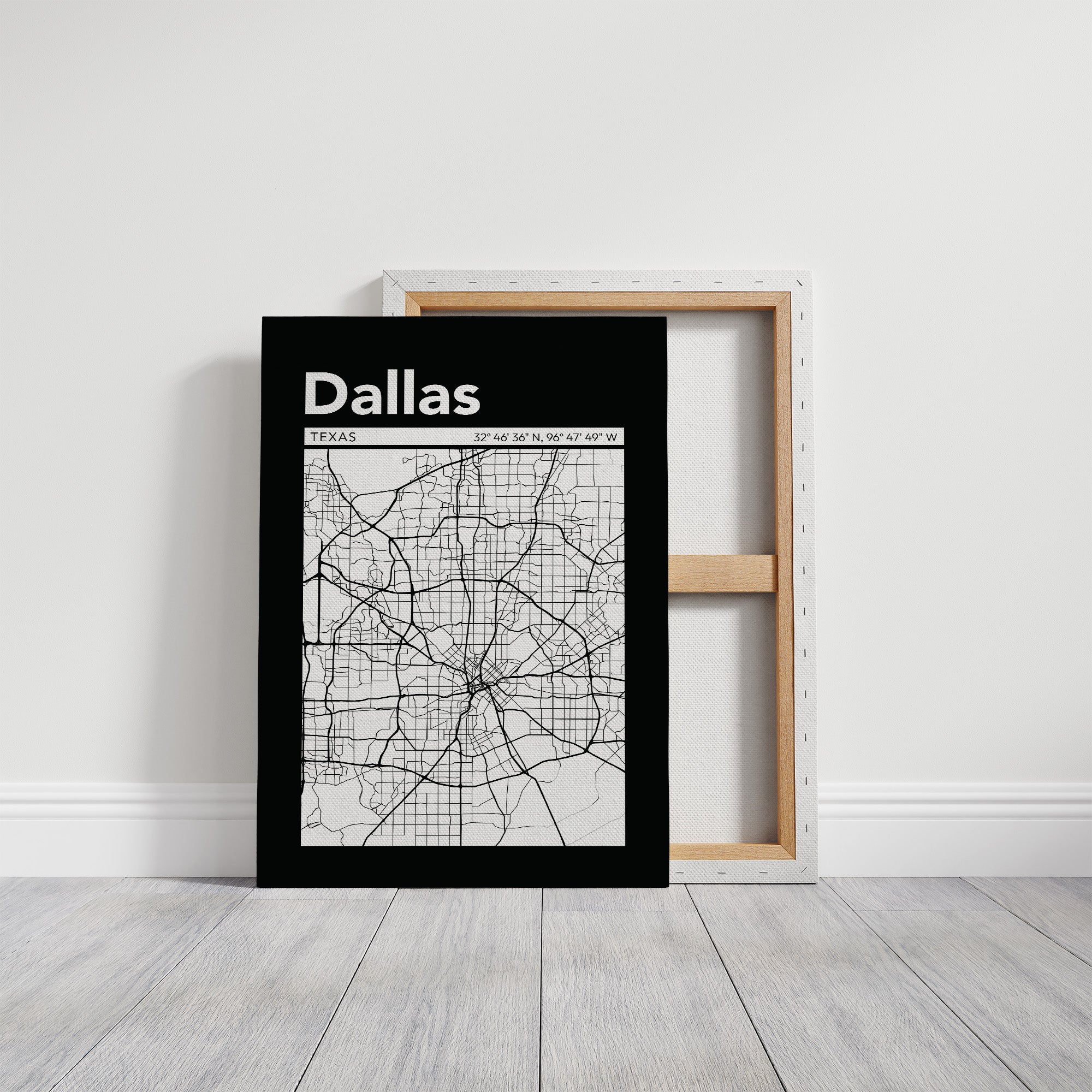 Dallas, Mapped in Black
