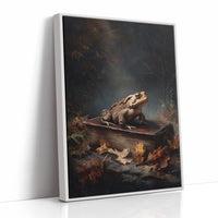 Autumn Sentinel On Leather Tome