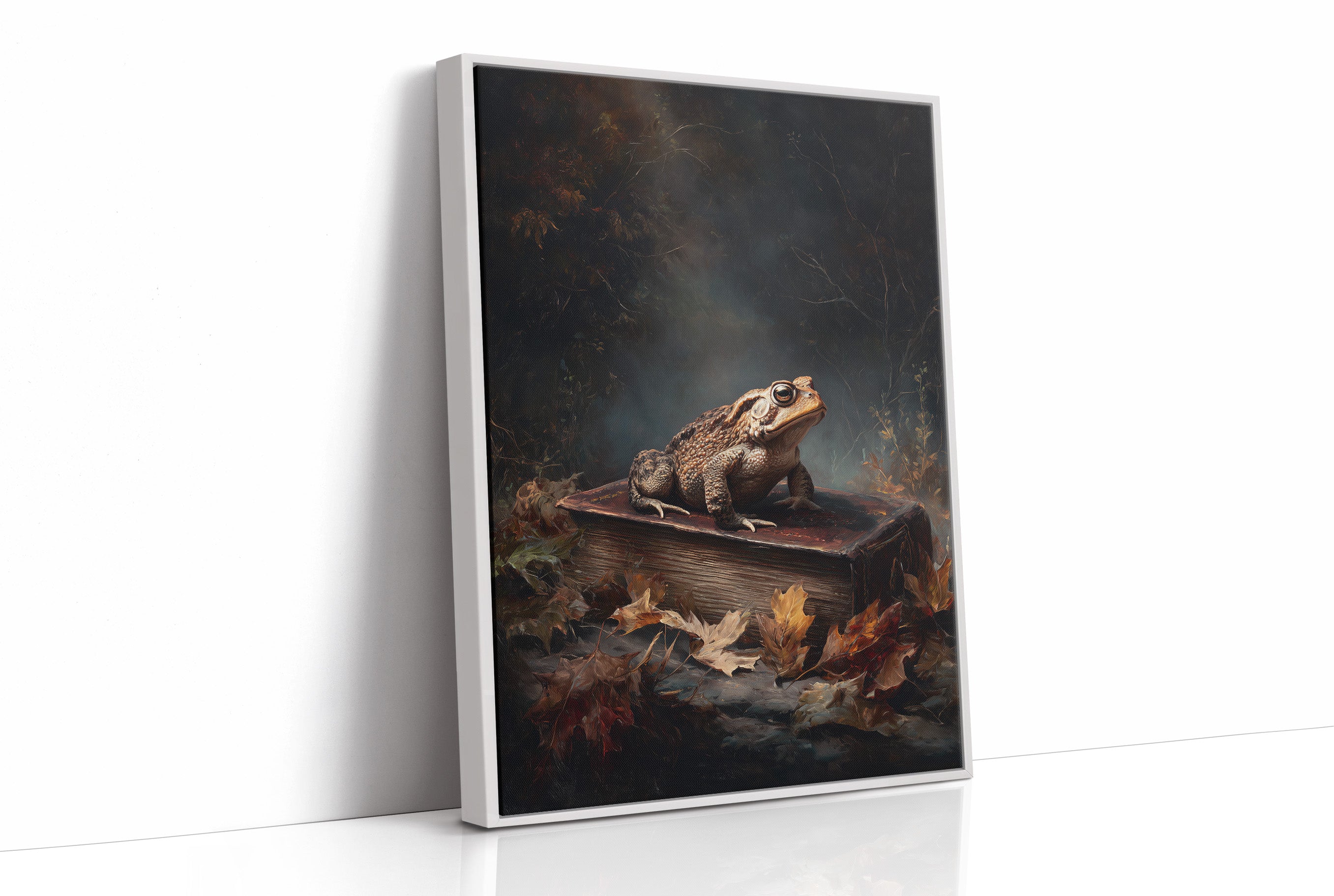 Autumn Sentinel On Leather Tome