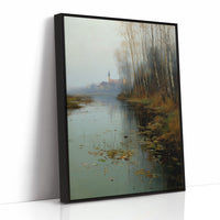 Autumn Whispers Across Misty Waters