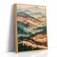 Misted Valley in Marquetry