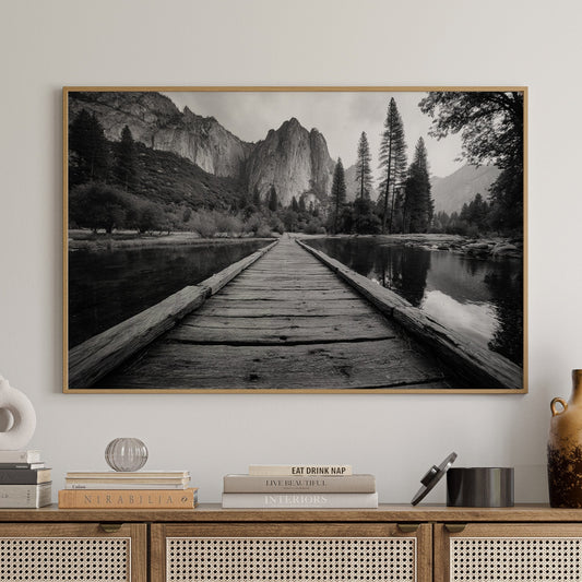 Wooden Path To Mountain Majesty